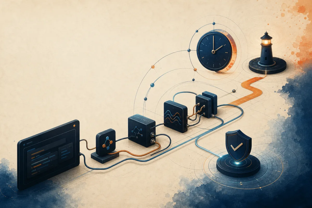 Abstract Claude Code loop and goal workflow with hooks schedules and verifier checkpoint